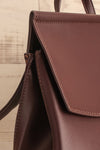 Laucala Small Vegan Leather Backpack | La petite garçonne side close-up