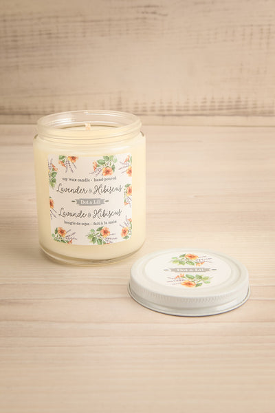 Lavender and Hibiscus Candle | La petite garçonne open