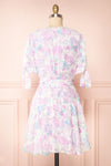 Leanore Short Floral Wrap Dress | Boutique 1861 back view