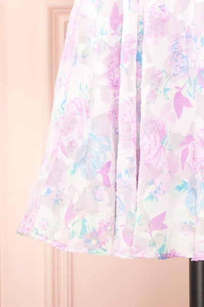 Leanore Short Floral Wrap Dress | Boutique 1861 bottom