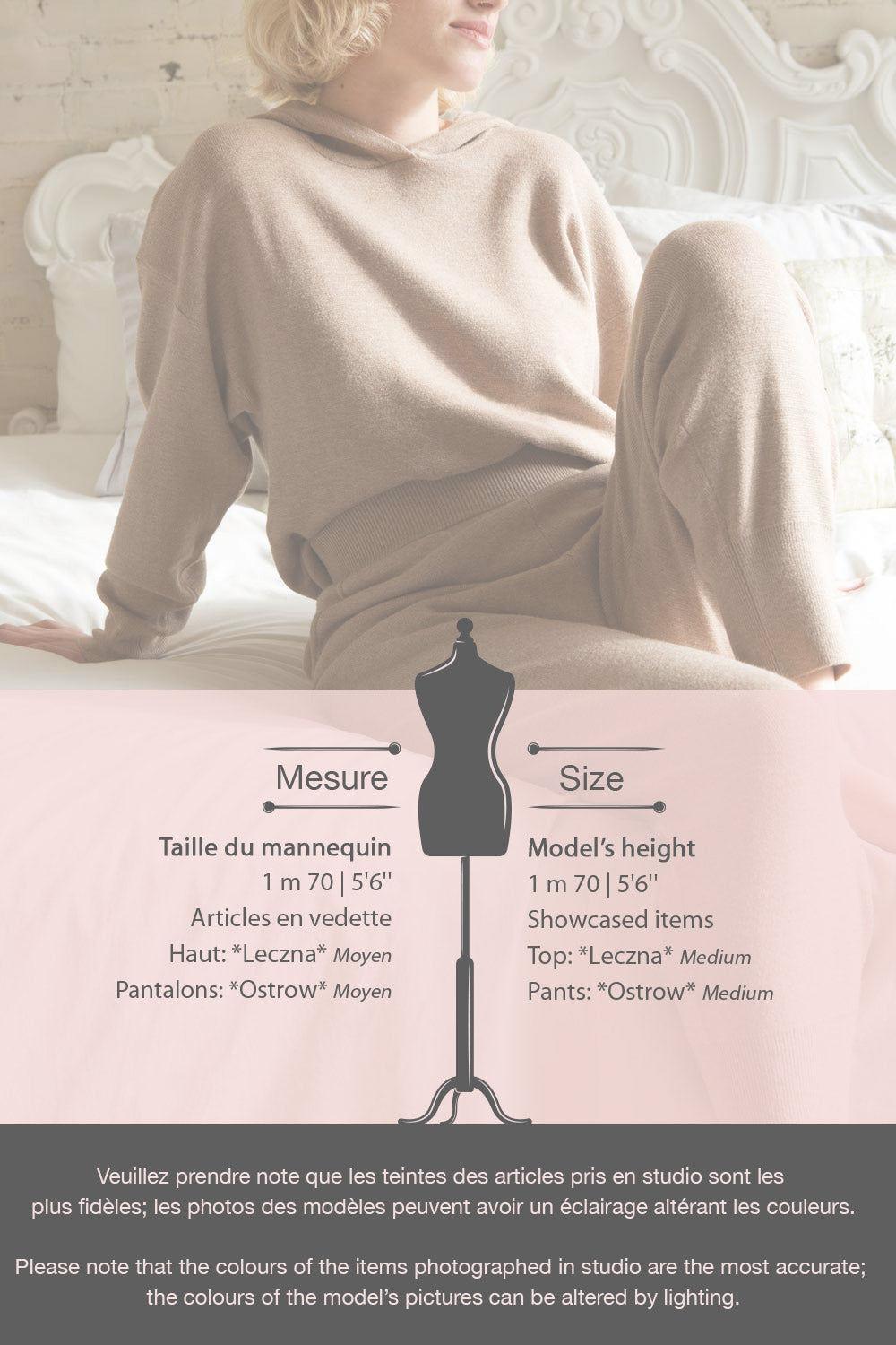 Ostrow Taupe Knitted Joggers w/ Pockets | La petite garçonne fiche