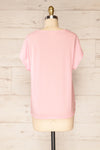 Leeds Pink Short Sleeve Top with Drawstring | La petite garçonne back view