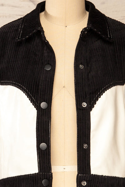 Leganes Western Style Cropped Jacket | La petite garçonne open close-up