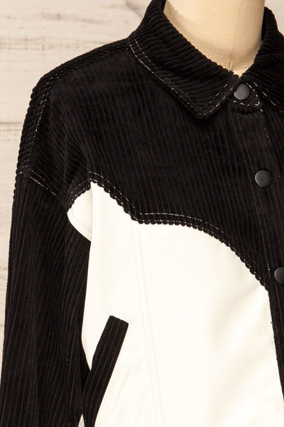Leganes Western Style Cropped Jacket | La petite garçonne side close-up