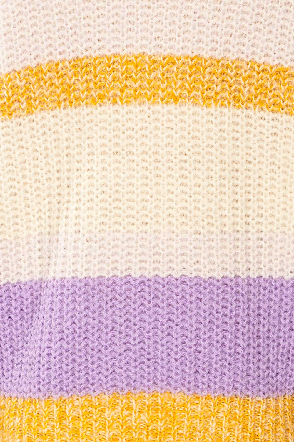 Legionowo Striped Rib Knit Sweater | La petite garçonne fabric
