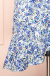 Leimakide Floral Wrap Midi Dress | La petite garçonne  bottom