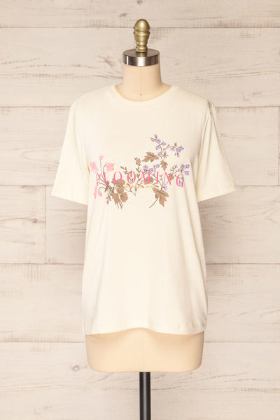 Leipzig Blooming Flowers T-Shirt | La petite garçonne  front view