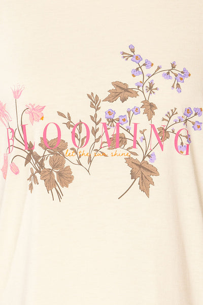 Leipzig Blooming Flowers T-Shirt | La petite garçonne  close-up