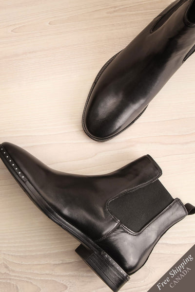 Lemonnier Black Leather  Ankle Boots | La Petite Garçonne Chpt. 2 1
