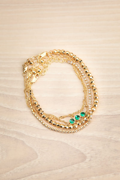 Lenuta Golden Bracelet Set | La petite garçonne