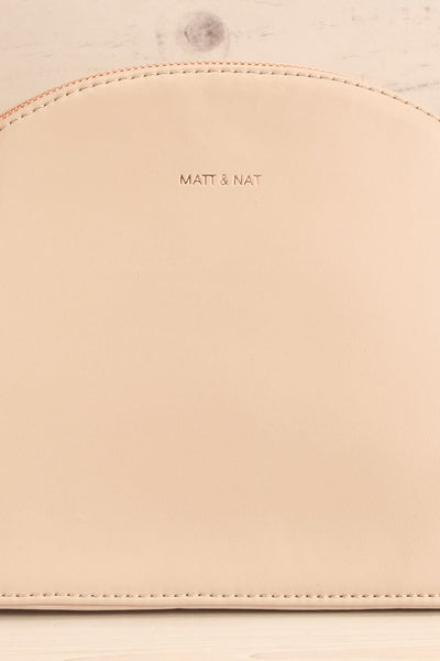 Leona Taupe Matt & Nat Crossbody Bag | La petite garçonne front close-up