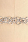 Leslie Silver Crystal Belt | Boudoir 1861 close-up