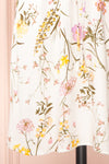 Liana White Short V-Neck Dress | Boutique 1861details