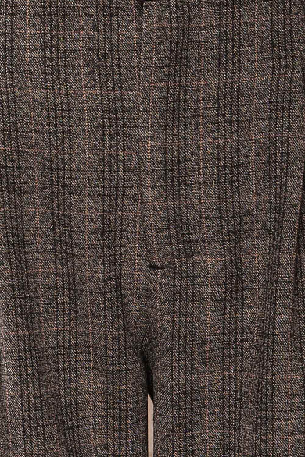 Liandrino High-Waisted Plaid Pants | La petite garçonne fabric