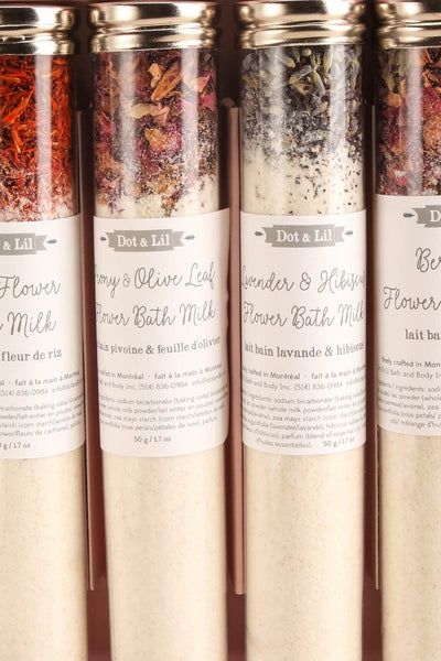 Library of Bath Milks Gift Set of 4 Fragrances | La petite garçonne close-up