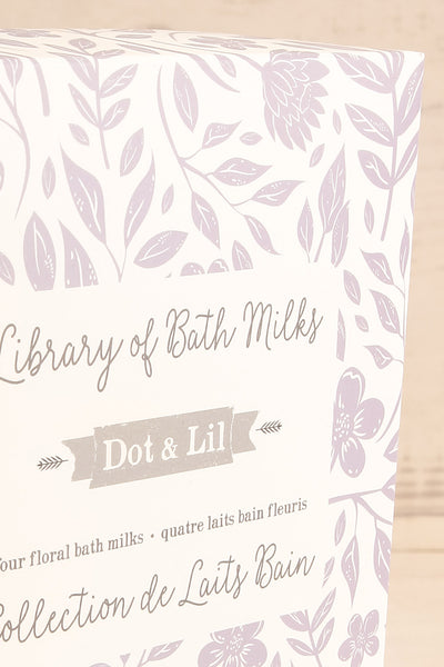 Library of Bath Milks Gift Set of 4 Fragrances | La petite garçonne box close-up