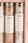 Library of Bath Salts Gift Set of 4 Fragrances | La petite garçonne right close-up
