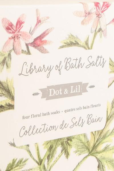 Library of Bath Salts Gift Set of 4 Fragrances | La petite garçonne box close-up
