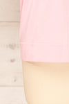 LIicata Pink Round Collar Top | La petite garçonne bottom