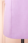 Lidie Short Lilac Tailored Dress | Boutique 1861 bottom