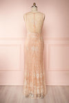 Liesel Blush Plus Size Mermaid Gown | Robe | Boutique 1861 back view