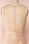 Liesel Blush Plus Size Mermaid Gown | Robe | Boutique 1861 back close-up