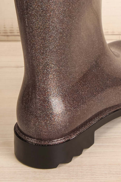 Lillou Black & Silver Glitter Rain Boots | La Petite Garçonne Chpt. 2 10