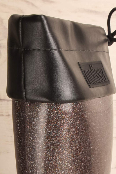 Lillou Black & Silver Glitter Rain Boots | La Petite Garçonne Chpt. 2 9
