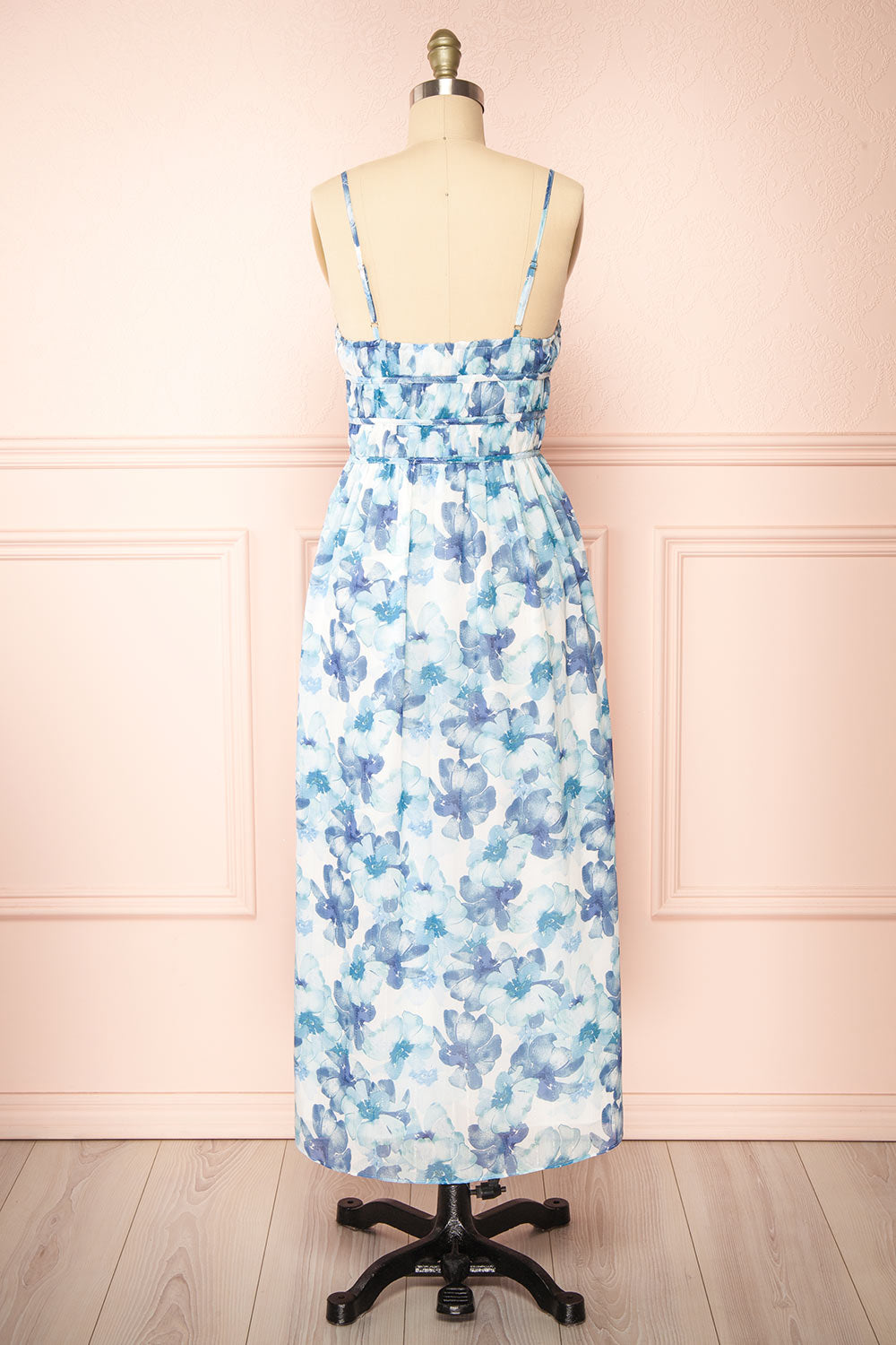 Lilo Floral Midi Dress | Boutique 1861 back view