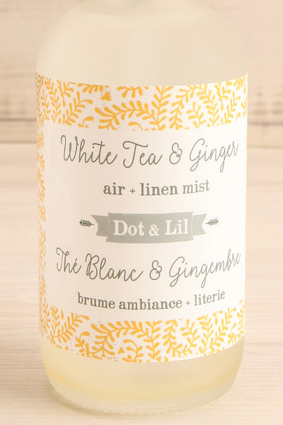 Linen and Air Mist White Tea and Ginger | La petite garçonne close-up