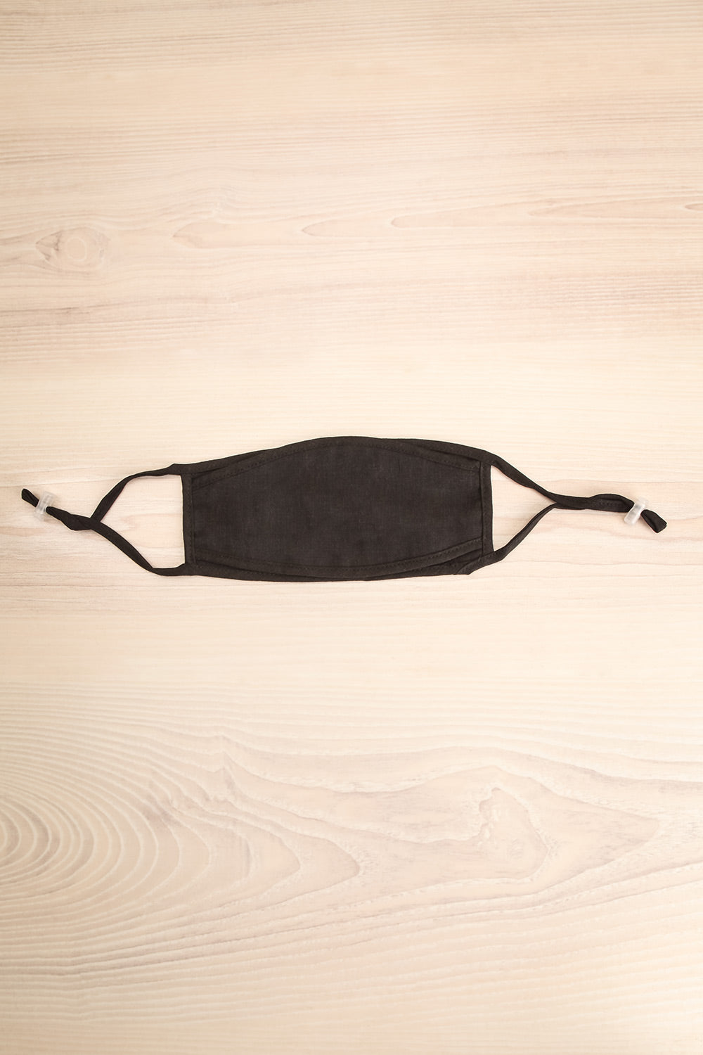 Linen Face Mask Black | La petite garçonne