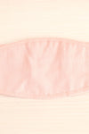 Linen Face Mask Pink | La petite garçonne close-up