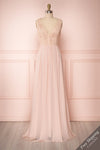 Linoi Quartz Pink Lace & Chiffon A-Line Gown | Boudoir 1861