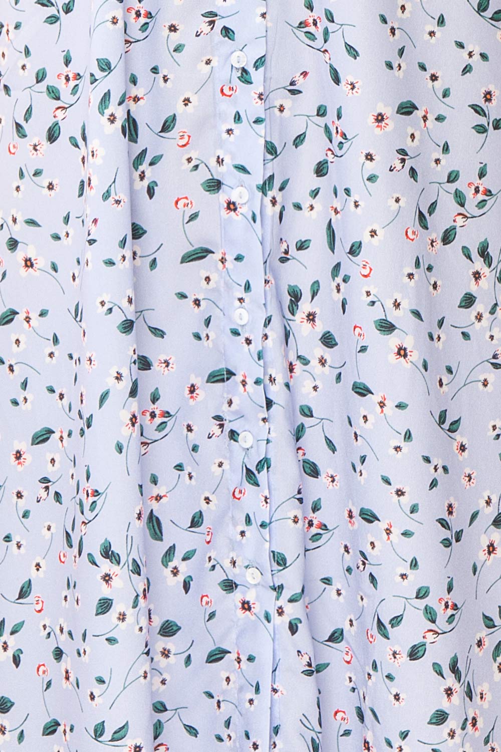 Linzer Short Sleeve Floral V-Neck Midi Dress | Boutique 1861 fabric 