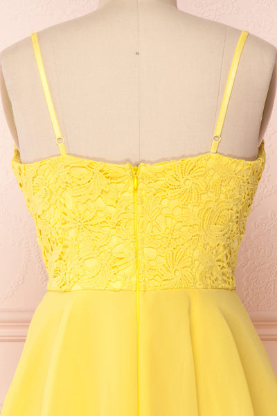 Lio Yellow | Robe Courte Jaune