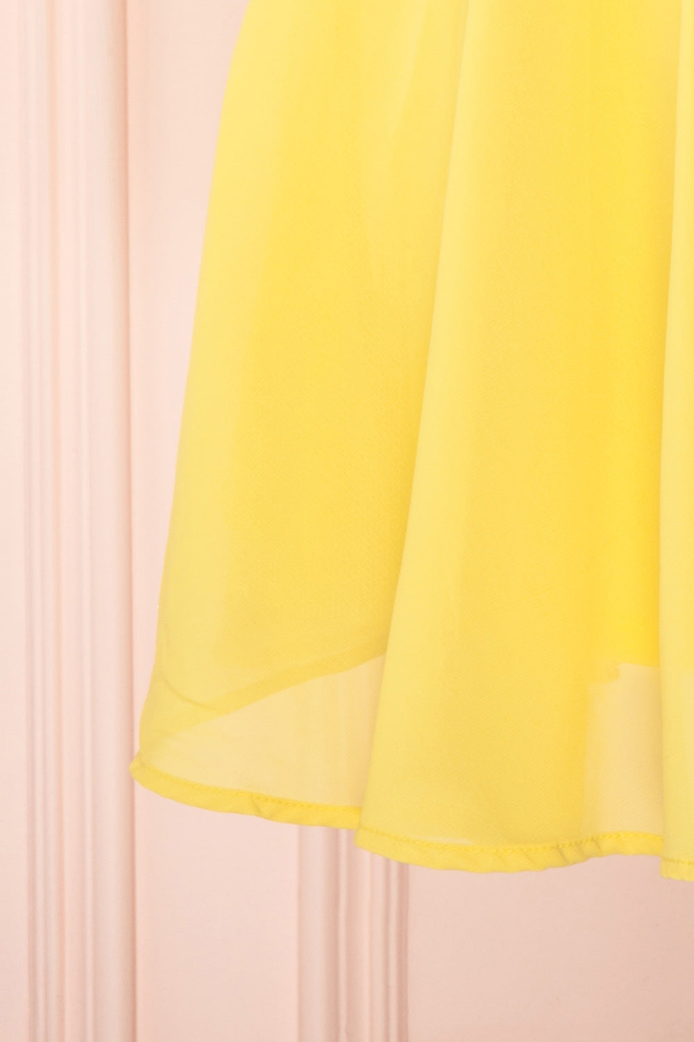 Lio Yellow | Robe Courte Jaune 