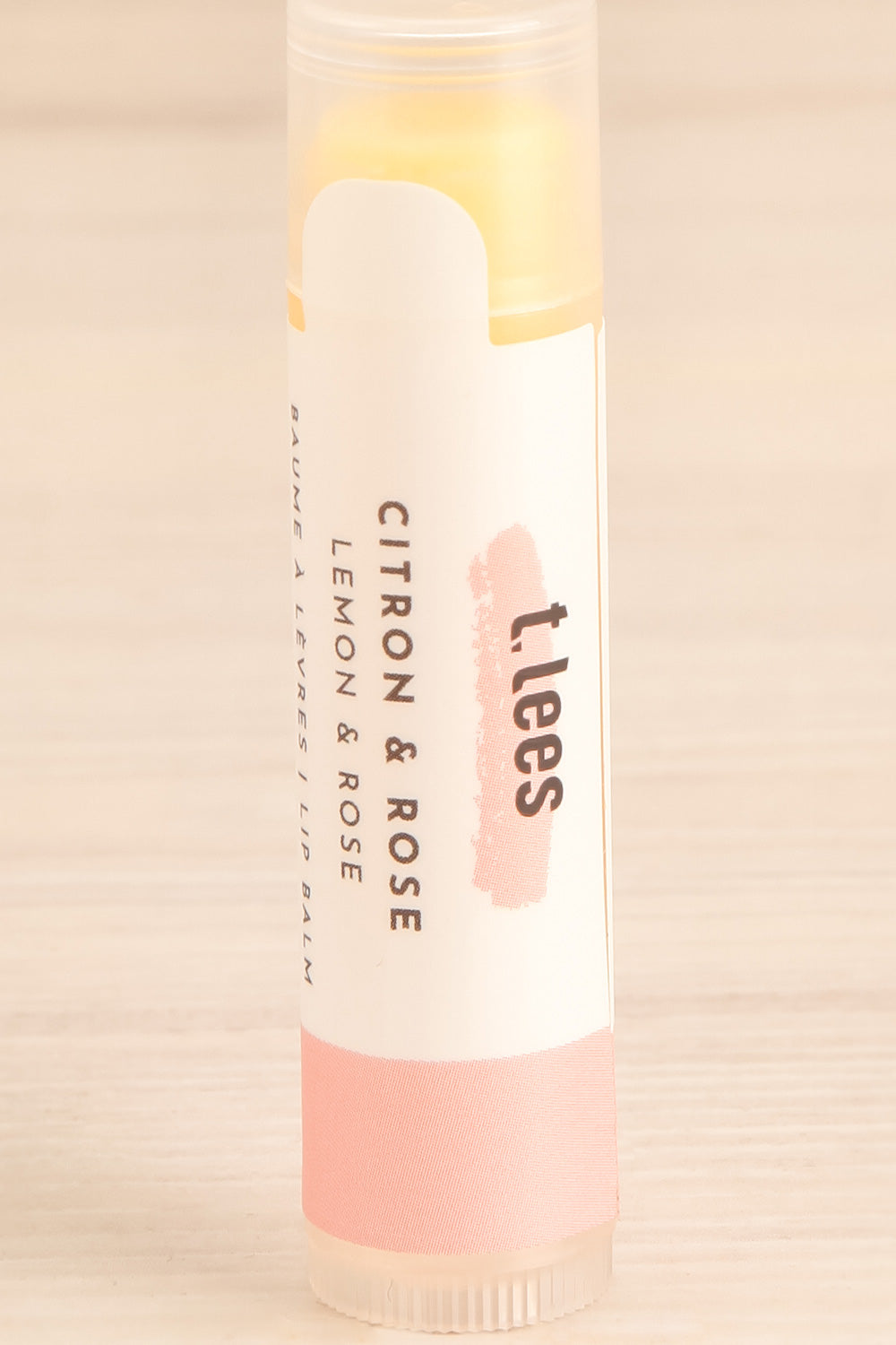 Baume à Lèvres Citron et Rose Lip Balm | La petite garçonne close-up