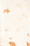 Lipik Cream Cropped Tie-Dye T-Shirt | La petite garçonne fabric