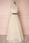Lirane Beige A-Line Bridal Dress with Lace | Boudoir 1861