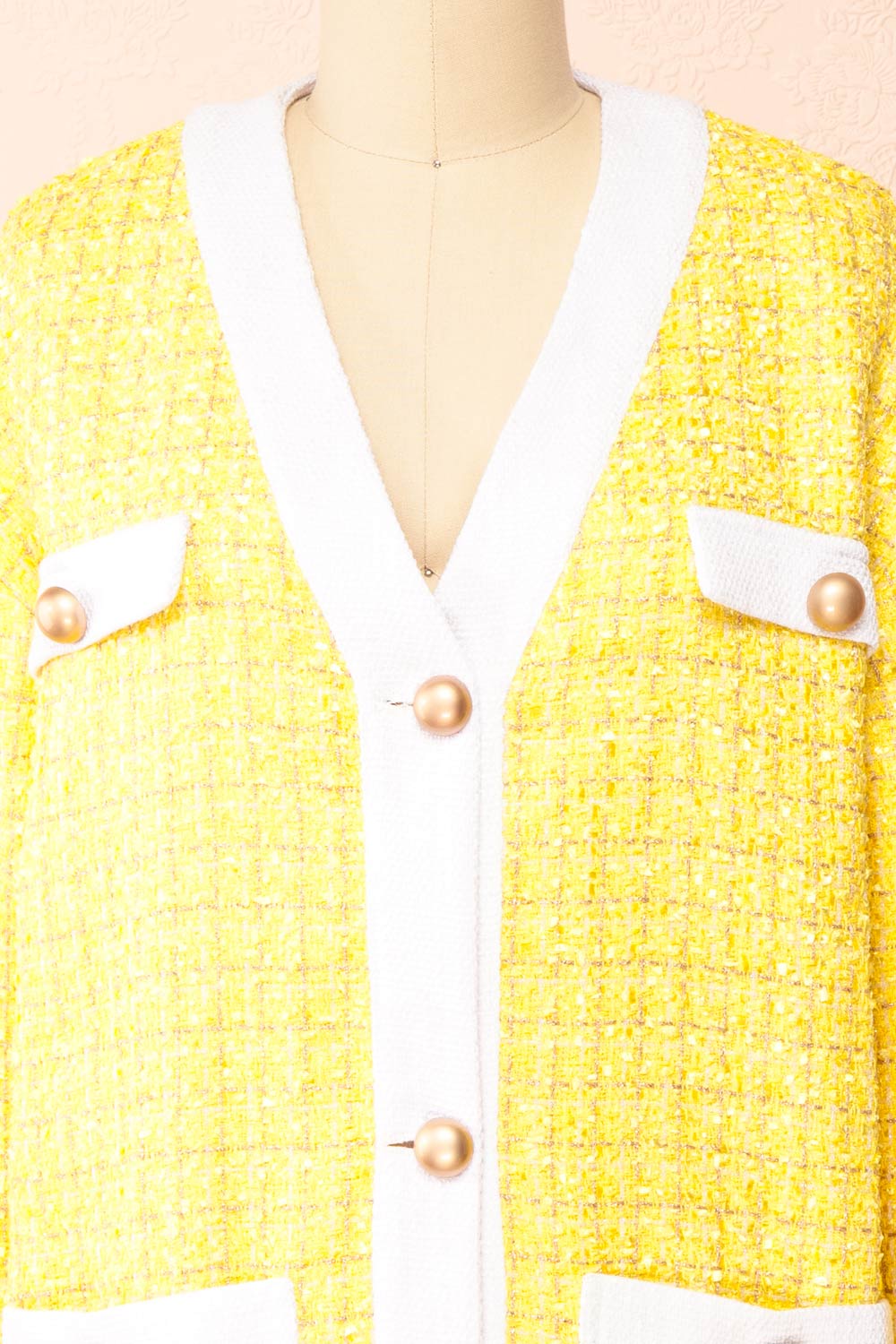 Lisane Shimmery Tweed Blazer | Boutique 1861 front close-up