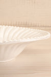 Lisboa White Ceramic Serving Bowl | La petite garçonne close-up