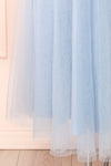 Lizzie Blue Midi Tulle Dress with Corset | Boutique 1861 bottom