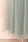 Lizzie Sage Midi Tulle Dress w/ Corset | Boutique 1861 bottom