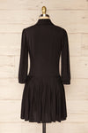 Logrogne Short Black Pleated Blazer Dress | La petite garçonne back view