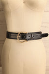 Lorca Black Faux-Leather Belt | La petite garçonne