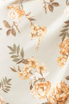 Lorene Short Sleeve Floral Wrap Dress | Boutique 1861 fabric