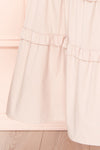 Lorez Dusty Pink Belted Puffy Sleeve Maxi Dress | Boutique 1861  skirt