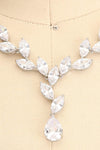 Lorna Luft Crystal Earrings & Necklace Set | Boutique 1861on mannequin close-up