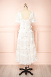 Louange Midi Tiered Dress w/ Ruffles | Boutique 1861  back view