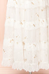 Louange Midi Tiered Dress w/ Ruffles | Boutique 1861 bottom